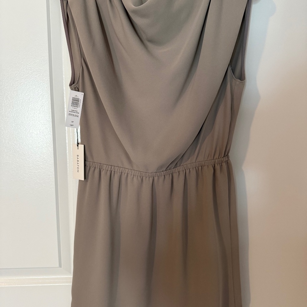 Aritzia Babaton carter sleeveless dress - Modern Taupe